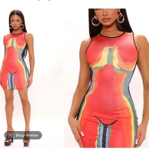Every Body Mini Dress - Multi Color